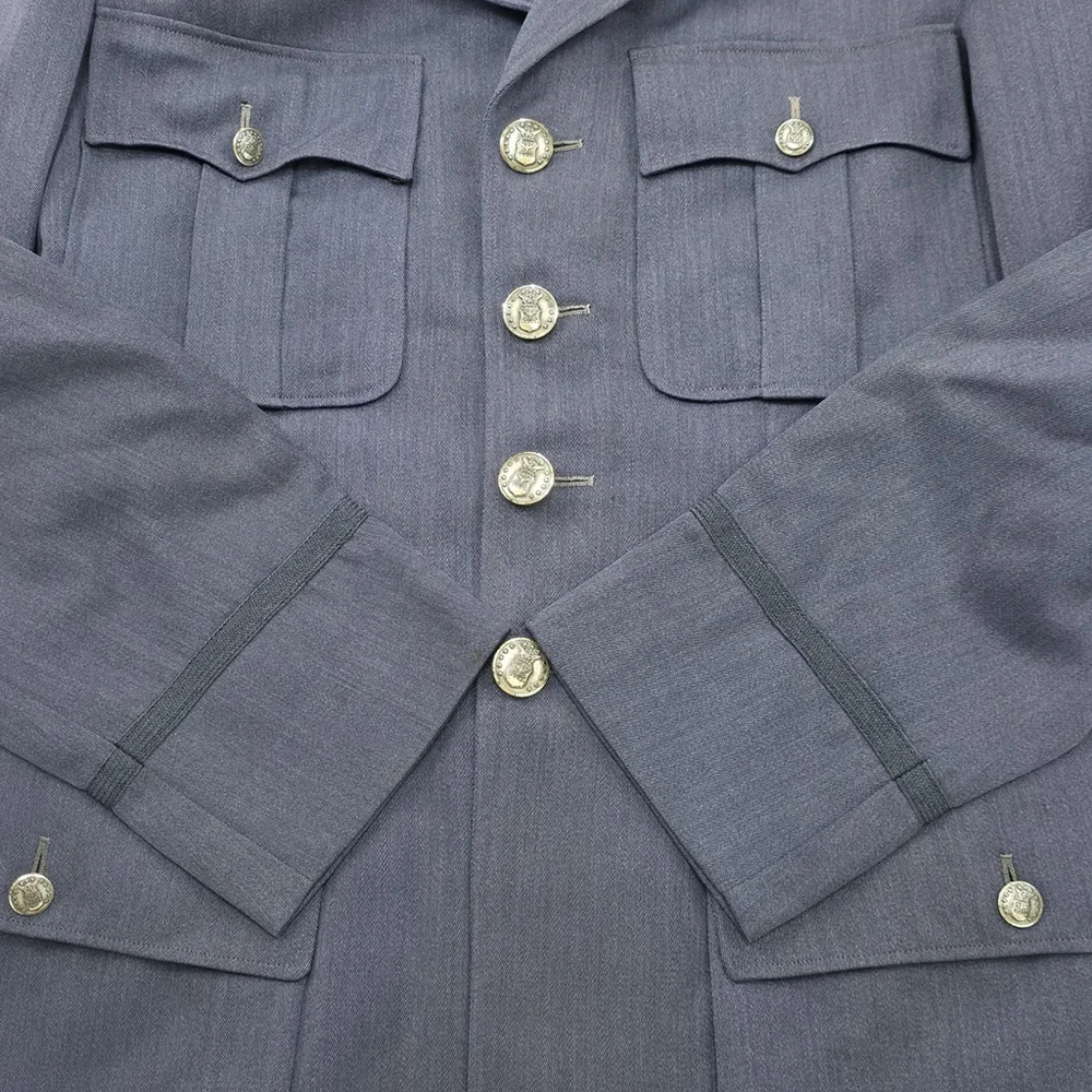 Vintage Siebler Custom Luxury Tailored Military Jacket Mens Medium 1951 USA Blue - Picture 5 of 16
